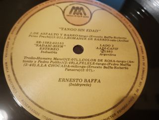DISCO FIRMADO / ERNESTO BAFFA - TANGO SIN EDAD