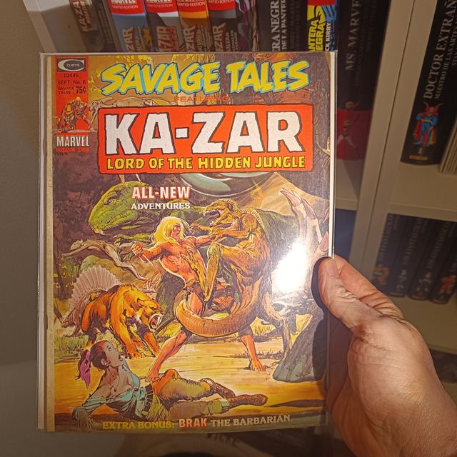 SAVAGE TALES KA-ZAR KAZAR #6 NEAL ADAMS USA INGLÉS