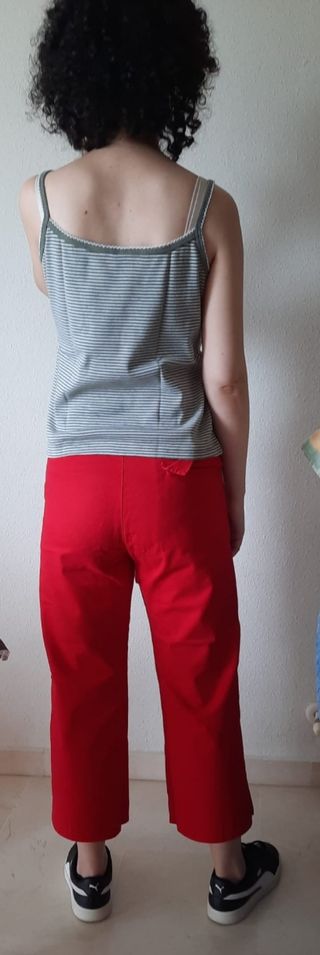 Camiseta de tirantes de rayas