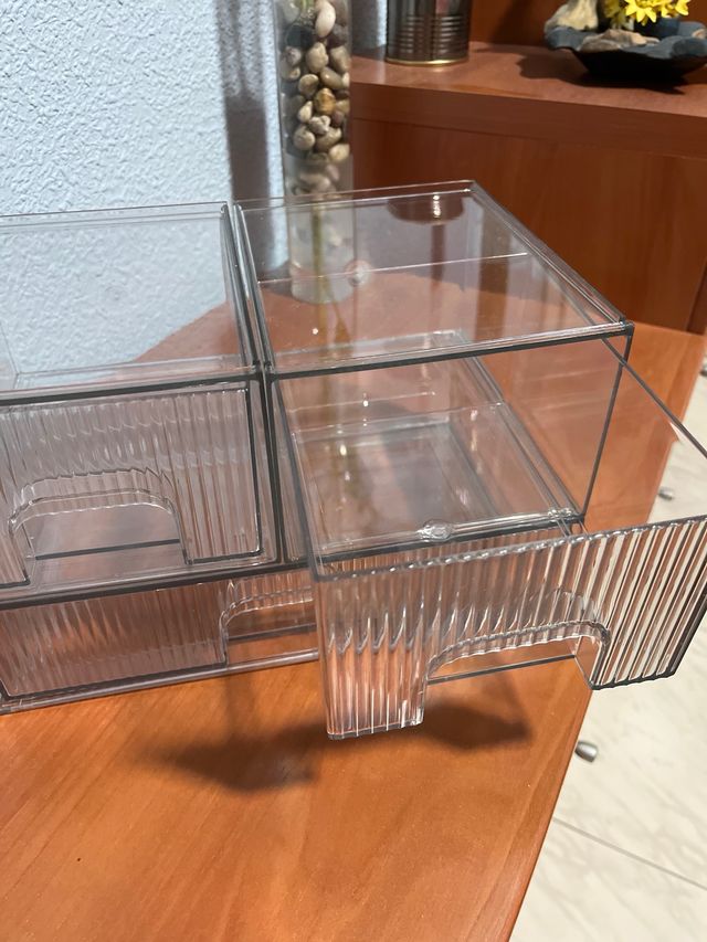 Conjunto 3 cajas almacenamiento PET