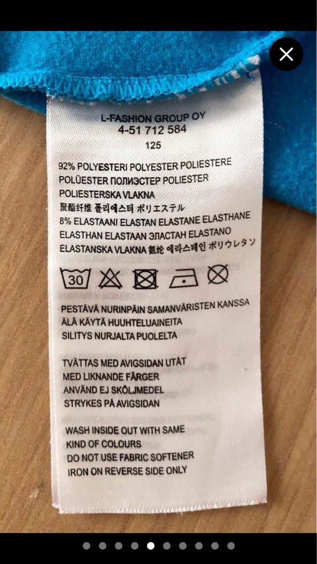 Maillot manga larga