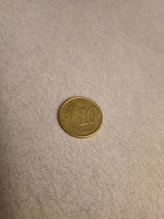 Moneda 10 centimos euro Austria 2002.