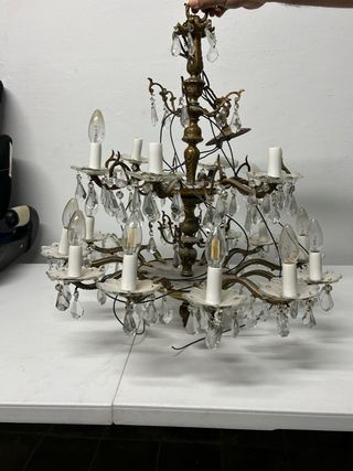 Lampara araña cristal