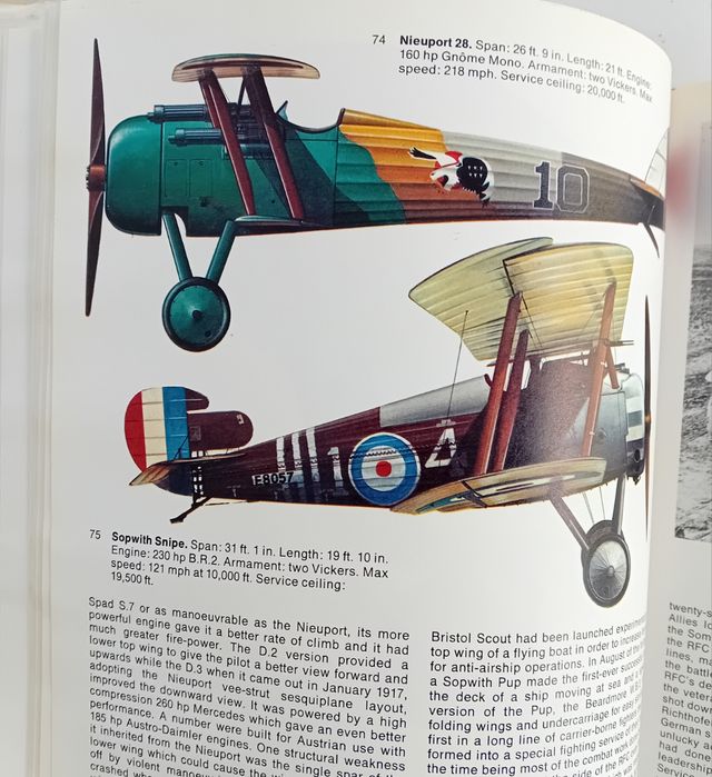 Libro sugli aerei da caccia. In inglese