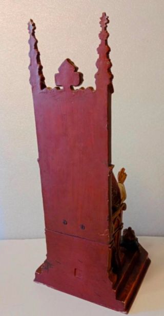 ANTIGUO CRISTO SAGRADO CORAZON ENTRONIZADO OLOT