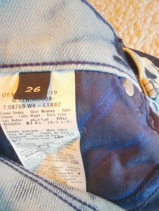 Falda vaquera Karl Lagerfeld