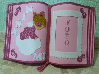 Marco foto niña bebe