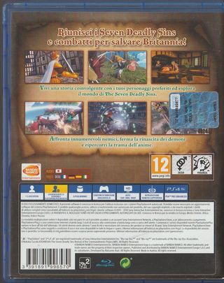 PS4 The seven deadly sins knights of britannia Ita