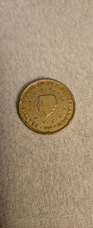 Moneda 20 centimos euro Holanda 1999