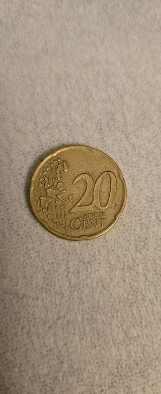 Moneda 20 centimos euro Holanda 1999