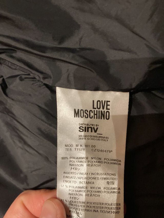 Piumino uomo Moschino