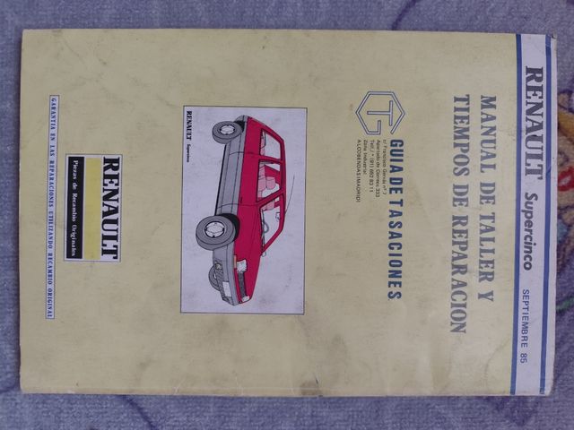 Manual de taller y reparación supercinco