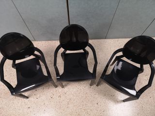 Sedia per bambini nera Kartell