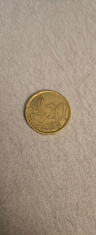 Moneda 20 centimos de Euro España 1999