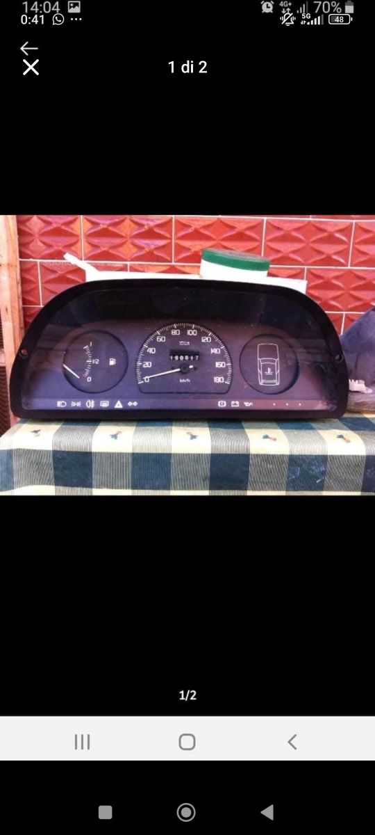 Contachilometri fiat uno