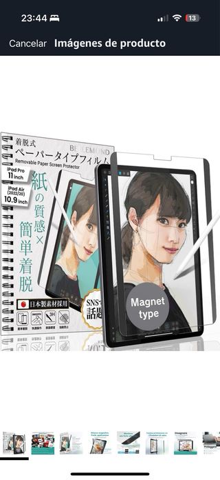 Protector pantalla iPad Pro 11 pulgadas