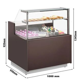 Vitrina exposición refrigerada 1 metro