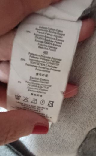 Giacca vintage y2k grigio chiaro, tg. S