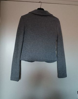 Giacca vintage y2k grigio chiaro, tg. S