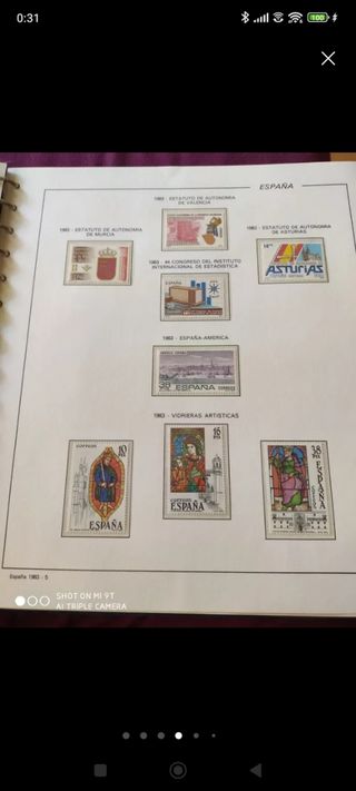 SELLOS DE ESPAÑA 1979 al 2000