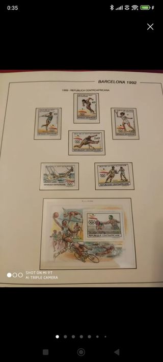 SELLOS BARCELONA 92 - OLIMPIADAS