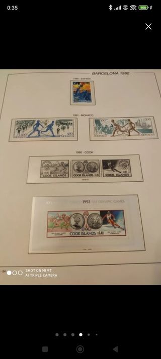 SELLOS BARCELONA 92 - OLIMPIADAS