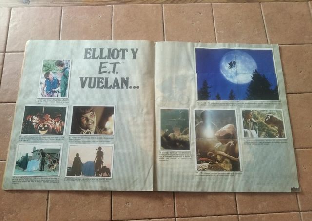 E.T. EL EXTRATERRESTRE. ALBUM DE CROMOS COMPLETO