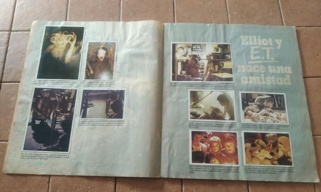E.T. EL EXTRATERRESTRE. ALBUM DE CROMOS COMPLETO