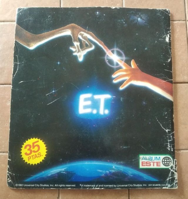 E.T. EL EXTRATERRESTRE. ALBUM DE CROMOS COMPLETO