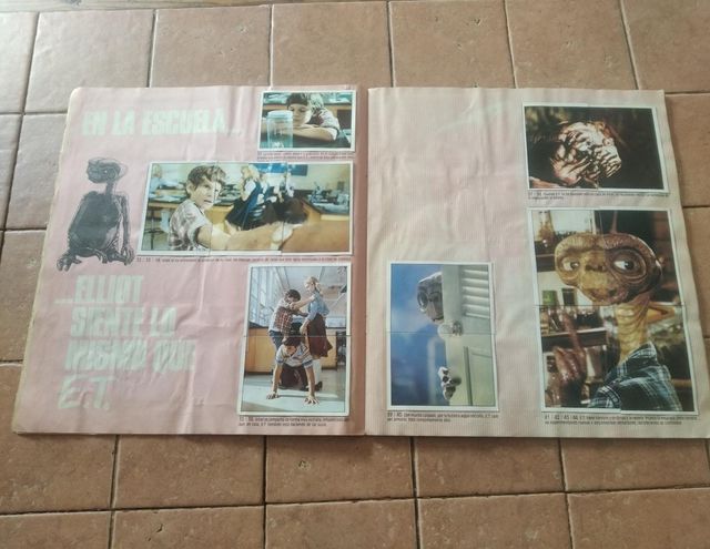 E.T. EL EXTRATERRESTRE. ALBUM DE CROMOS COMPLETO