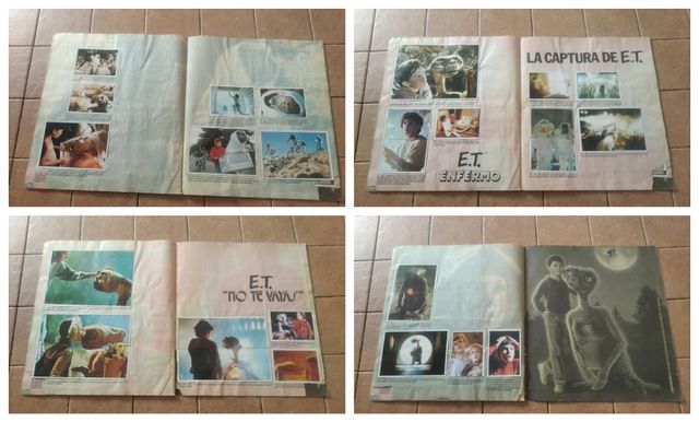 E.T. EL EXTRATERRESTRE. ALBUM DE CROMOS COMPLETO