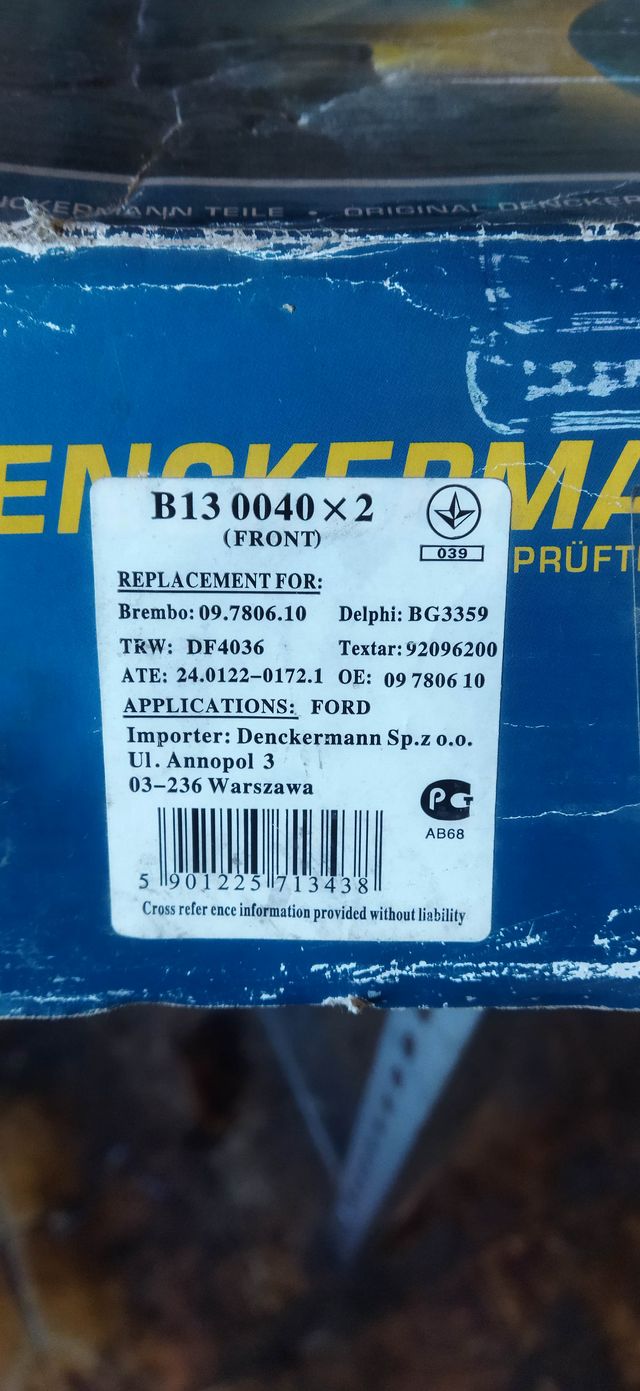 Disco freno para Ford nuevo