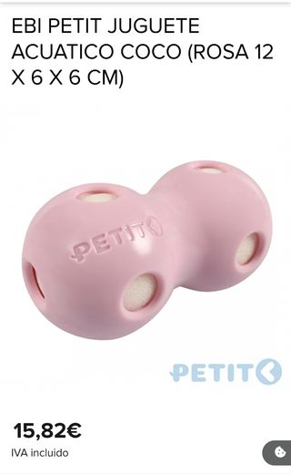 Juguete mordedor cachorros de agua