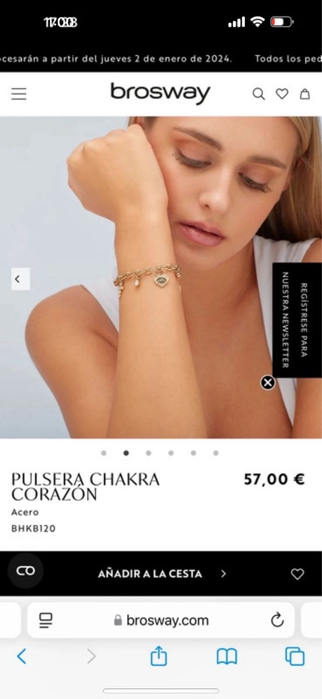 Pulsera brosway oro