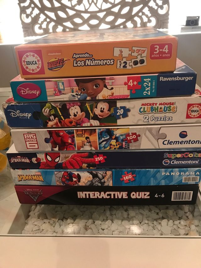 Lote Puzzle s 3 a 8 años