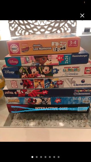 Lote Puzzle s 3 a 8 años