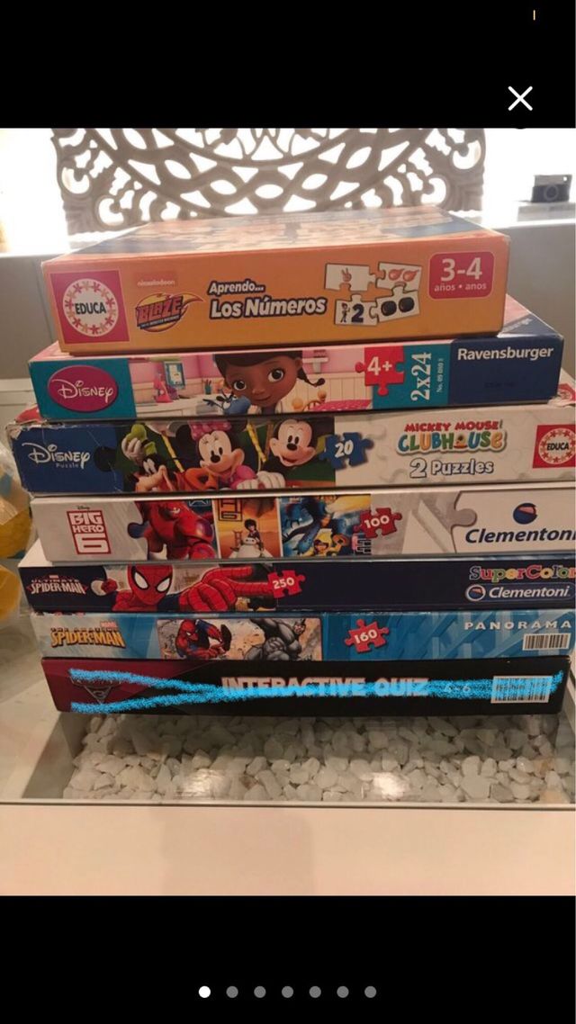 Lote Puzzle s 3 a 8 años