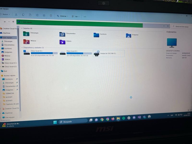 MSI GL62M 7REX-2202XES - Ordenador portátil de 15’ afbeelding 3