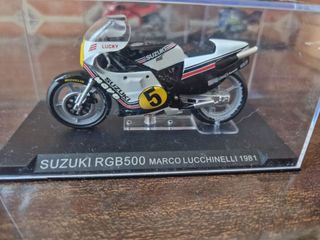 Maqueta Suzuki RGB500 Marco Lucchinelli