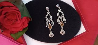 Orecchini vintage, pendente chandelier etnico