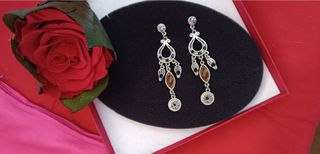 Orecchini vintage, pendente chandelier etnico