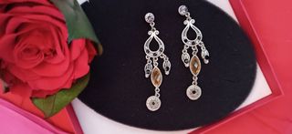 Orecchini vintage, pendente chandelier etnico