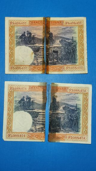 Lote 8 Billetes 100 Pesetas 1.925 y 1.928