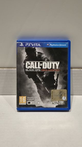 CALL OF DUTY BLACK OPS DECLASSIFIED PS VITA