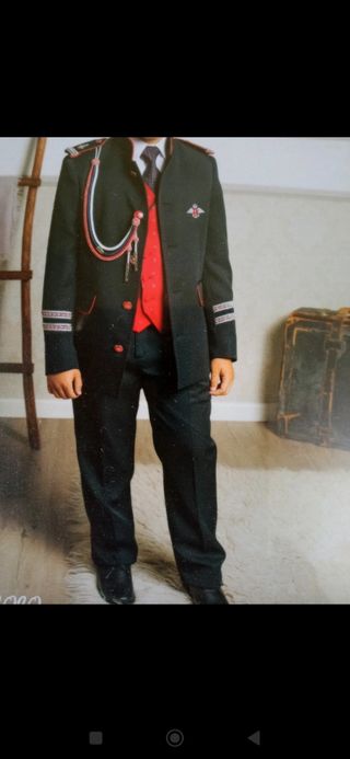 Traje de comunión de almirante 