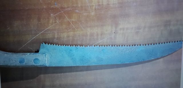 Sega vintage per rami appuntita