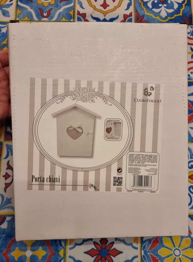 Casetta porta chiavi in legno