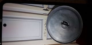 Coperchio in alluminio vintage