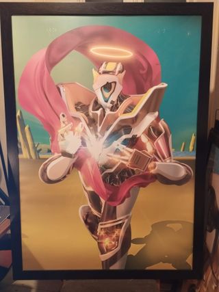 8 Cuadros enmarcados obra digital original firmada