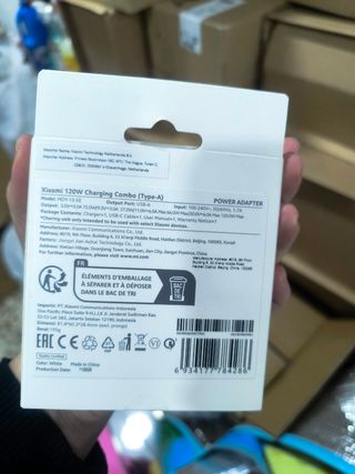 Cargador original nuevo Xiaomi 120w